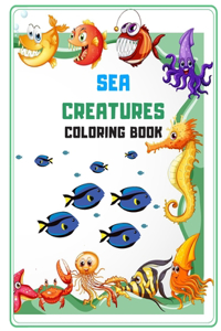 Sea Creatures Coloring Book