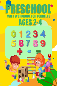 Preschool Math Workbook For Toddlers Ages 2-4