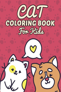 Cat Coloring Book For Kids