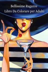 Bellissime Ragazze Libro Da Colorare per Adulti