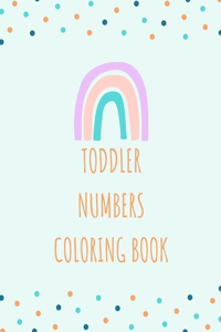 Toddler Numbers Coloring Book