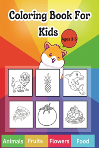 Coloring Book For Kids Ages 3-5
