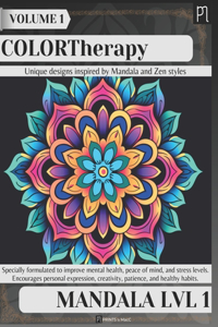 COLORTherapy MANDALA LVL 1, VOLUME I