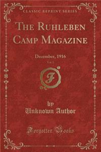 The Ruhleben Camp Magazine, Vol. 5