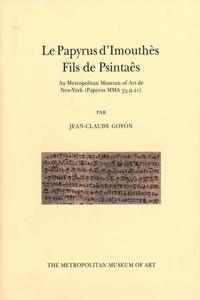 Le Papyrus d’Imouthé