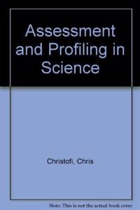 Assessment and Profiling in Science Paperback â€“ 13 December 2016