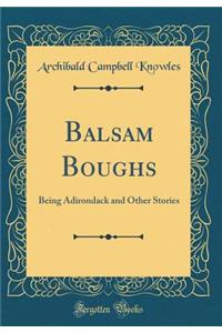 Balsam Boughs: Being Adirondack and Other Stories (Classic Reprint)