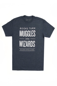 Books Turn Muggles Into Wizards Unisex T-Shirt X-Large