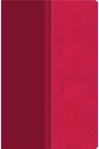 NKJV, Reference Bible, Giant Print, Imitation Leather, Pink, Red Letter Edition