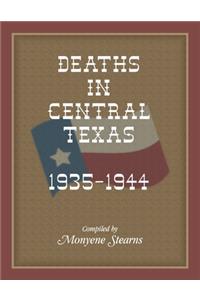 Deaths In Central Texas, 1935-1944