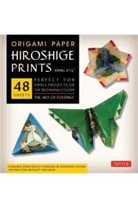 Origami Paper - Hiroshige Prints - Small 6 3/4 - 48 Sheets