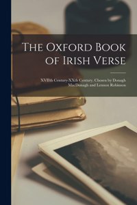 The Oxford Book of Irish Verse