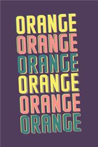 Orange Notebook