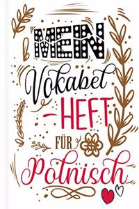 Polnisches Vokabelbuch - Mein Vokabelheft für Polnisch (Lernhilfe)