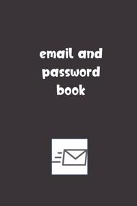 Email and Password Book