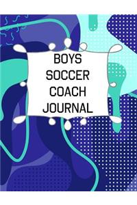 Boys Soccer Coach Journal