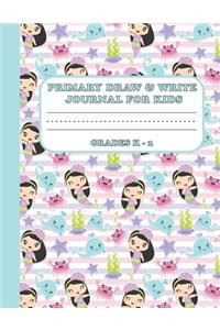 Primary Draw & Write Journal for Kids Grades K-2