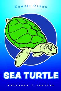 Sea Turtle Notebook Journal by Kawaii Ocean