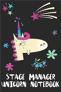 Stage Manager Unicorn Notebook