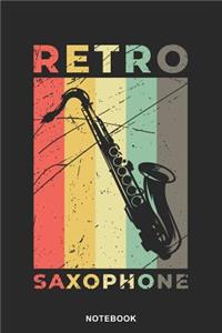 Saxophone Instrument Art Graphic Notebook