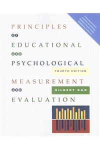 Principles of Educational and Psychological Measurement and Evaluation