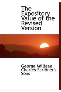 The Expository Value of the Revised Version
