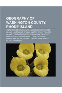 Geography of Washington County, Rhode Island