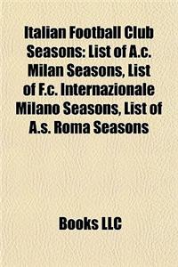 Italian Football Club Seasons
