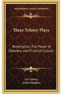 Three Tolstoy Plays