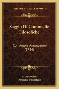 Saggio Di Commedie Filosofiche