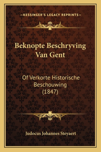 Beknopte Beschryving Van Gent