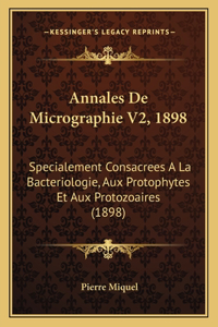 Annales De Micrographie V2, 1898