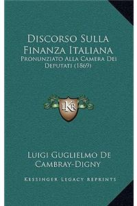 Discorso Sulla Finanza Italiana