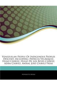 Articles on Venezuelan People of Indigenous Peoples Descent, Including