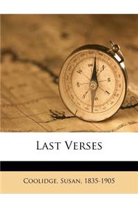 Last Verses