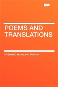 Poems and Translations