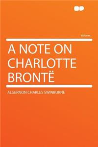 A Note on Charlotte Brontï¿½