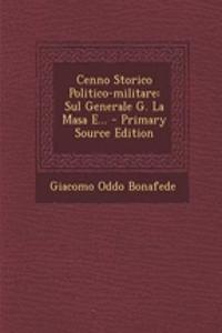 Cenno Storico Politico-Militare