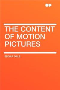 The Content of Motion Pictures