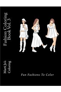 Fashion Coloring Book Vol. 3