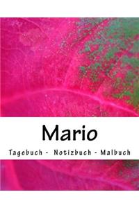 Mario - Tagebuch - Notizbuch - Malbuch