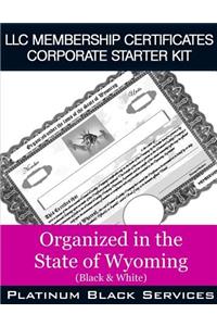 LLC Membership Certificates Corporate Starter Kit