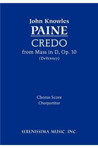 Credo from Mass in D, Op.10