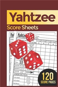 Yahtzee Score Pads