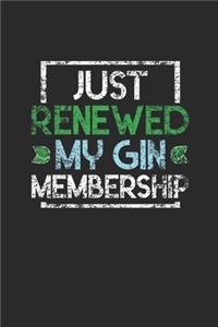 Just Renewed My Gin Membership