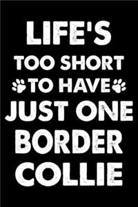 Life's Too Short To Have Just One Border Collie