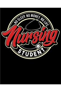 No Sleep No Money No Life Nursing Student