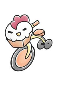Sporty Chicken Bike Notebook