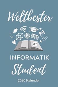 Weltbester Informatik Student 2020 Kalender