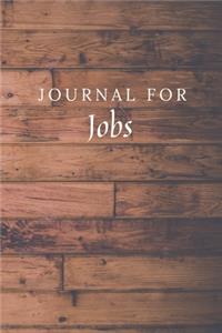 Journal For Jobs